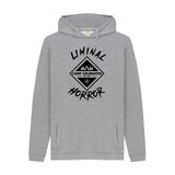 Light Heather Camp Coldwater Black Logo on Light Colored Hoodie