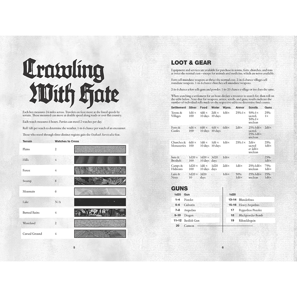 Empire of Hatred (compatible with MÖRK BORG RPG)