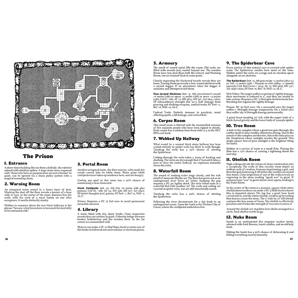Prison of the Forsaken Bear God (for DCC RPG)