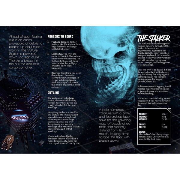 The Vulture (for Mothership Sci-Fi Horror RPG)