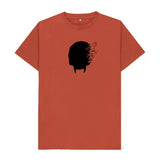 Rust Dread Nights Skull Relaxed Fit Shirt on Light Colors