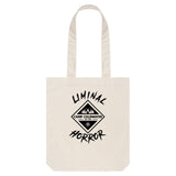 Natural Camp Coldwater Black Logo on Natural Colored Tote Bag