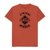 Rust Camp Coldwater Black Logo on Solid Colored Shirt