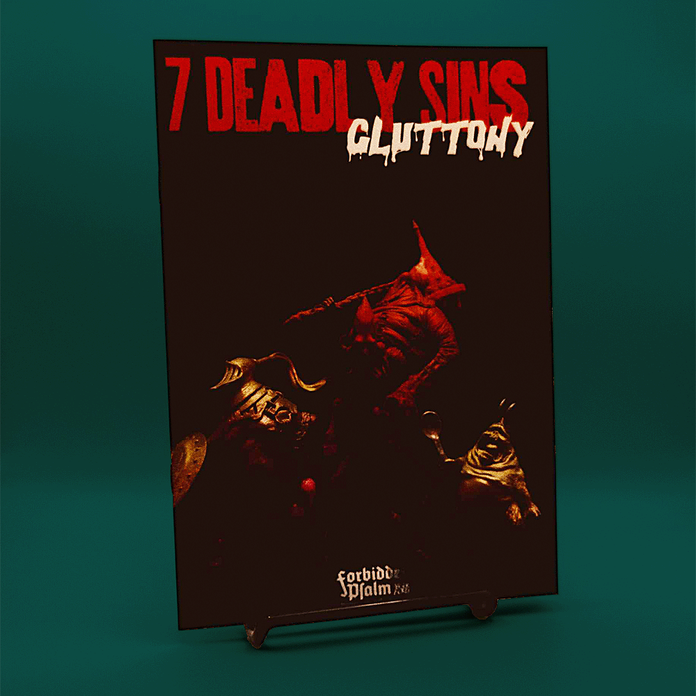 7 Deadly Sins: Gluttony (Forbidden Psalm Monthly #6, compatible with MÖRK BORG RPG)