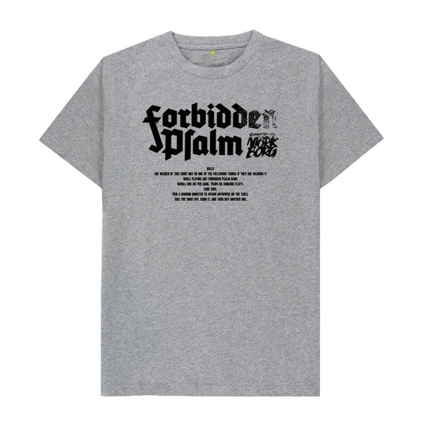 Athletic Grey Forbidden Psalm Pay to Win Standard Cut Shirt on Light Colors