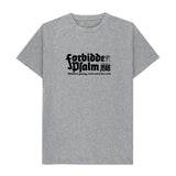 Athletic Grey Forbidden Psalm Logo Standard Fit Shirt on Light Colors