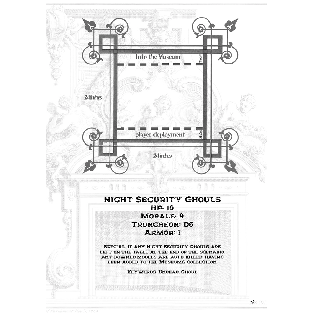 A Night in the Museum (Forbidden Psalm Monthly #9, compatible with MÖRK BORG RPG)