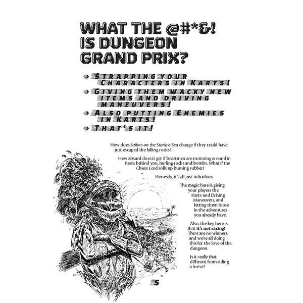 Dungeon Grand Prix (for DCC RPG)