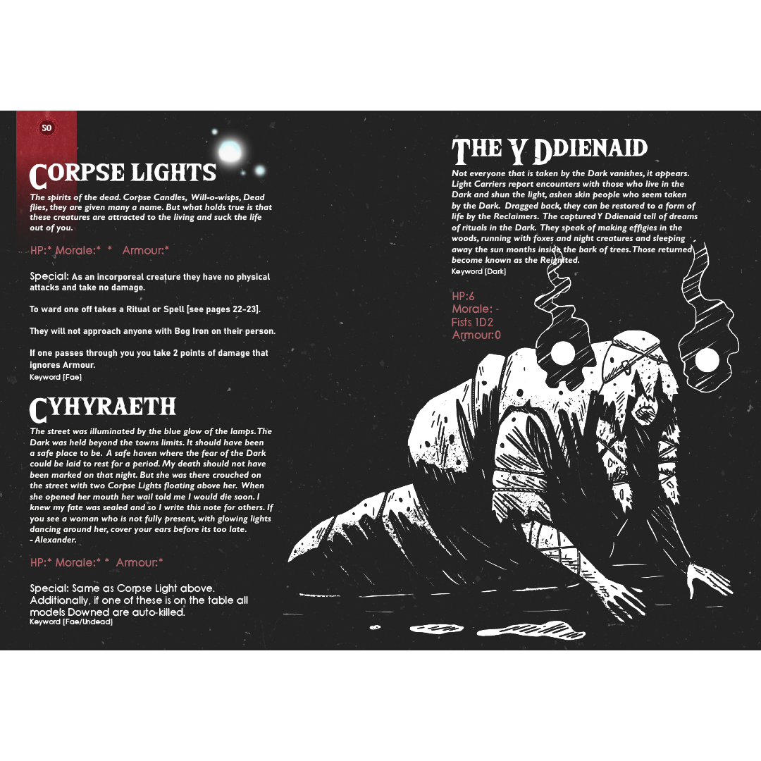 Forbidden Dark (compatible with Forbidden Psalm and MÖRK BORG RPG)