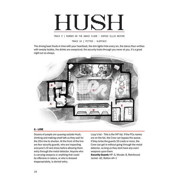 Hang the DJ (compatible with CY_BORG and MÖRK BORG RPG)