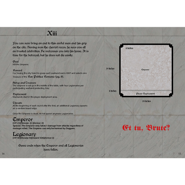 Beware the Ides of March (Forbidden Psalm Monthly #3, compatible with MÖRK BORG RPG)