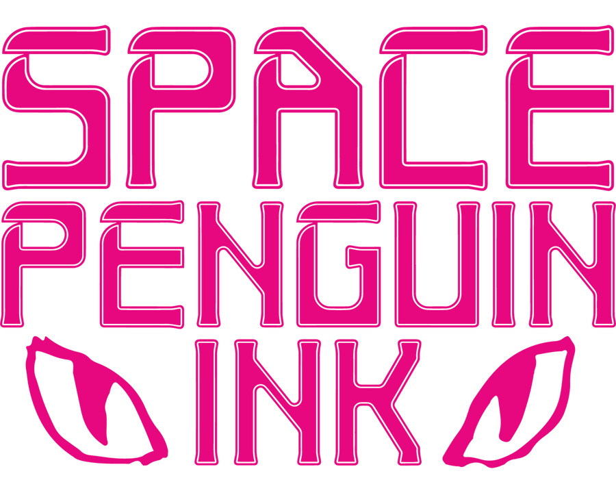 Space Penguin Ink Eye Logo