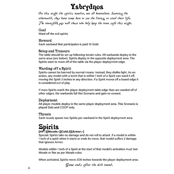 Ysbrydnos Spirit Night (Forbidden Psalm Monthly #5, compatible with MÖRK BORG RPG)