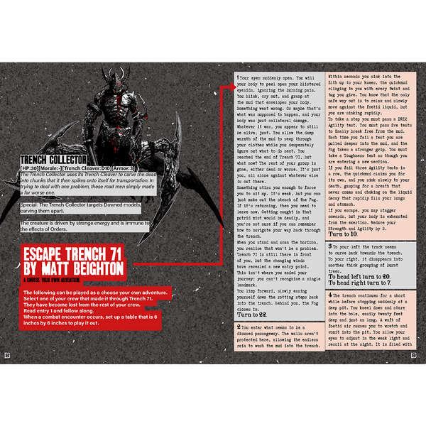 Trench 71 (Forbidden Psalm Monthly #11, compatible with MÖRK BORG RPG)