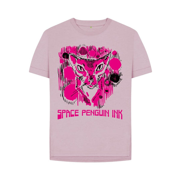 Mauve Itty Bitty Magenta Womens Shirt