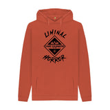 Rust Camp Coldwater Black Logo on Light Colored Hoodie