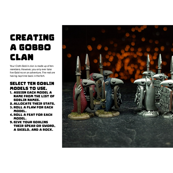 Cloth Goblins (compatible with MÖRK BORG RPG)