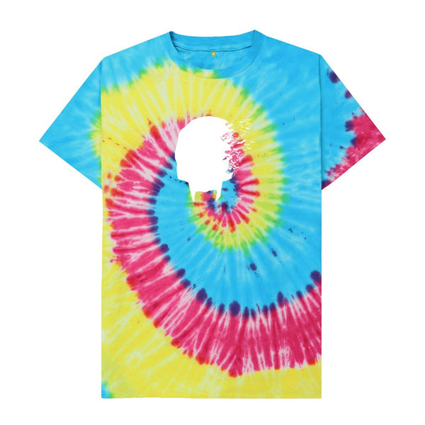 Tie Dye Dread Nights Skull on Dark Colors