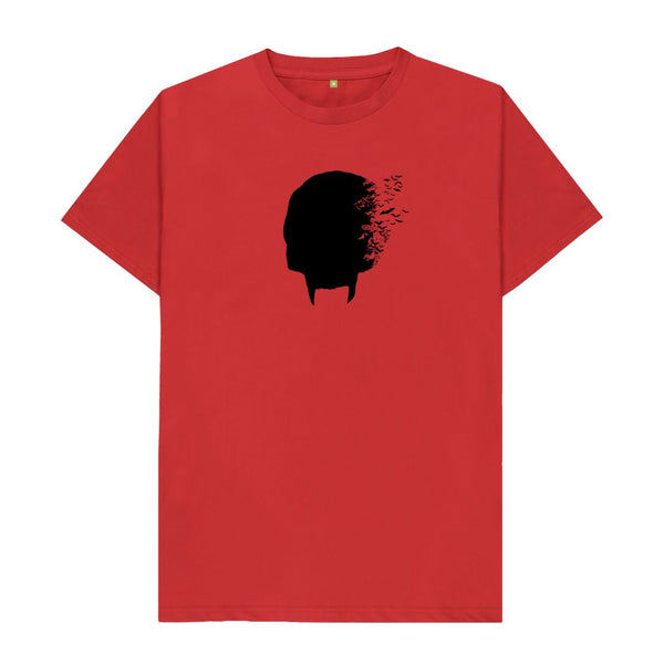 Red Dread Nights Skull Relaxed Fit Shirt on Light Colors